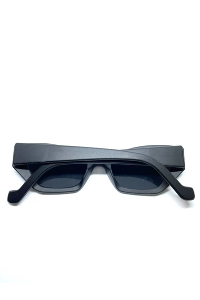 Vipfoni Vintage Mat Siyah Güneş Gözlüğü - Resim 2