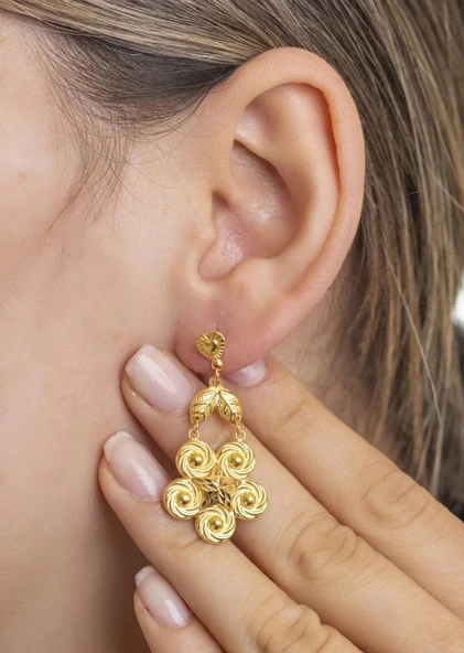 Yiğitbaşı Gold 22 Ayar Küpe