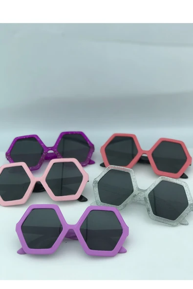 Vipfoni Kız Çocuk Altıgen Güneş Gözlüğü ürün görseli