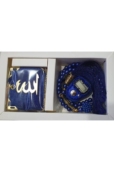 Vipfoni Hediyelik Minik Kur'anı Kerim Zikir Matik Inci Tesbih Set - Resim 2