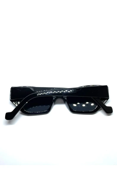 Vipfoni Vintage Siyah Güneş Gözlüğü - Resim 2