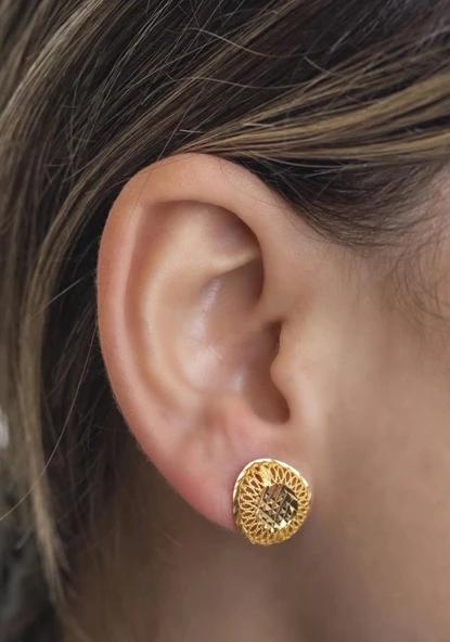 Yiğitbaşı Gold 22 Ayar Küpe (3322)