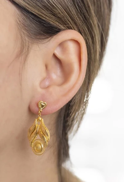 Yiğitbaşı Gold 22 Ayar Küpe (3315) - 2