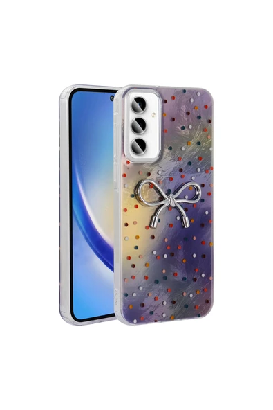 Vipfoni Galaxy A55 Kılıf Kamera Korumalı Figürlü Zore Ponti Silikon Kapak - 1