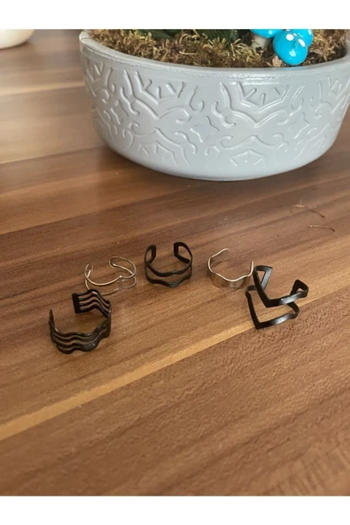 Vipfoni Ayarlanabilir 5 Li Eklem Yüzük Set ürün görseli