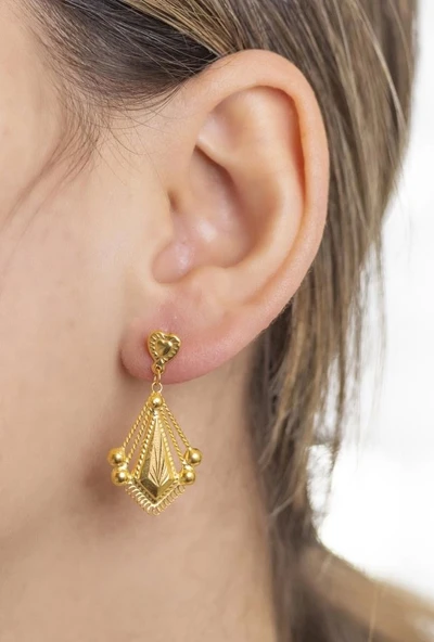 Yiğitbaşı Gold 22 Ayar Küpe