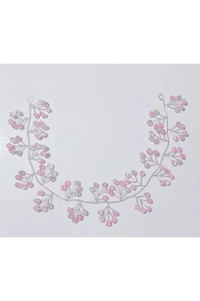 Vipfoni Kristal Boncuklu Düğün Nikah Nişan ve Kına Gelin Saç Aksesuarı ürün görseli