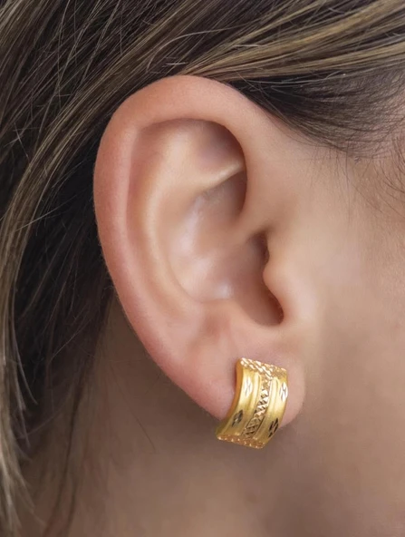 Yiğitbaşı Gold 22 Ayar Küpe (3324)