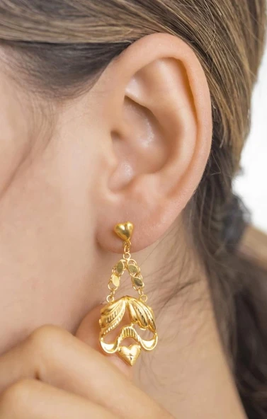 Yiğitbaşı Gold 22 Ayar Küpe