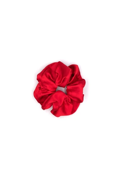 Vipfoni 2 Li Kırmızı Saten Saç Lastik Simit Toka ürün görseli