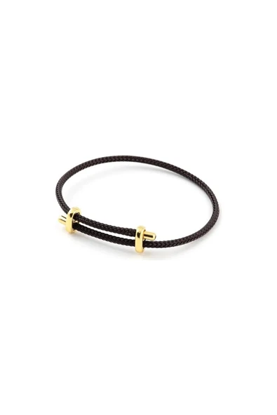 Vipfoni Unisex Renkli Örgü Ipli Ayarlanabilir Çelik Tel Bileklik - Resim 2