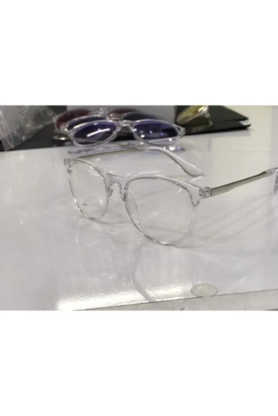 Vipfoni Şeffaf Çerçeve Retro Imaj Güneş Gözlüğü ürün görseli