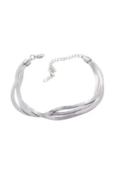 Vipfoni Çelik 3'lü Italyan Zincir Bileklik ürün görseli