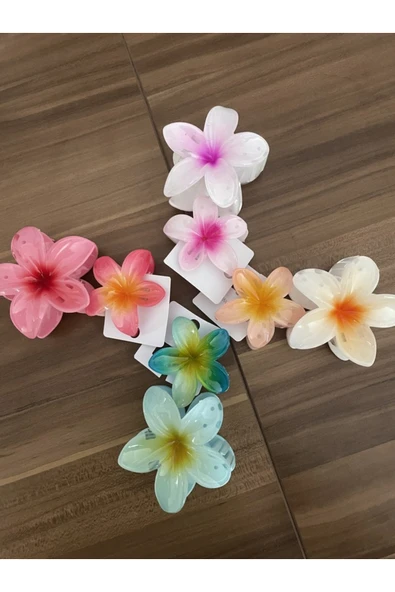 Vipfoni 2 Farklı Boy Lotus Çiçek Toka - Resim 2