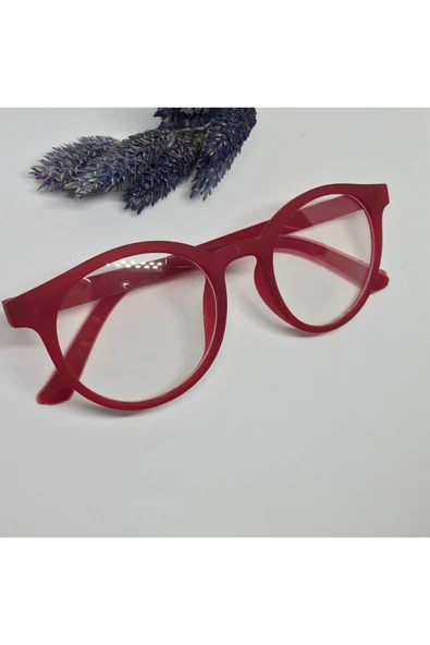 Vipfoni Şeffaf Camlı Kırmızı Güneş Gözlüğü ürün görseli