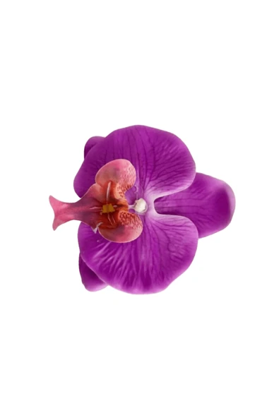 Vipfoni Orkide Çiçekli Aloha Büyük Mandal Toka 2 Adet - Resim 2