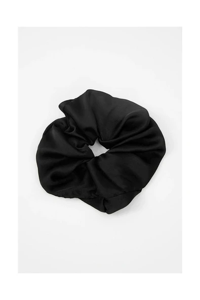 Vipfoni 2 Li Siyah Saten Saç Lastik Simit Toka ürün görseli 1