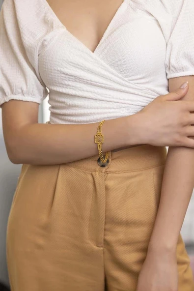 Yiğitbaşı Gold 22 Ayar Fancy Bileklik