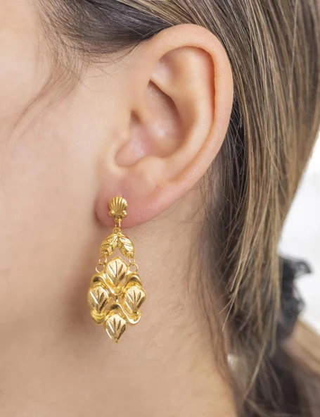 Yiğitbaşı Gold 22 Ayar Küpe