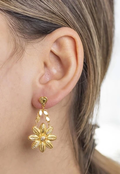 Yiğitbaşı Gold 22 Ayar Küpe