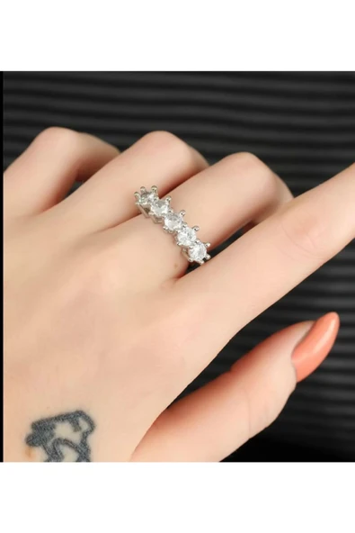 Vipfoni 5 Taş Bayan Yüzük ürün görseli