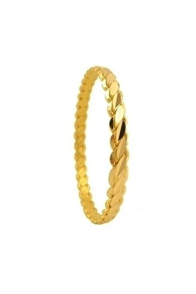 Vipfoni Altın Kaplama 3 Burgulu Adana Burması Çocuk Bilezik 1 Adet ürün görseli 1