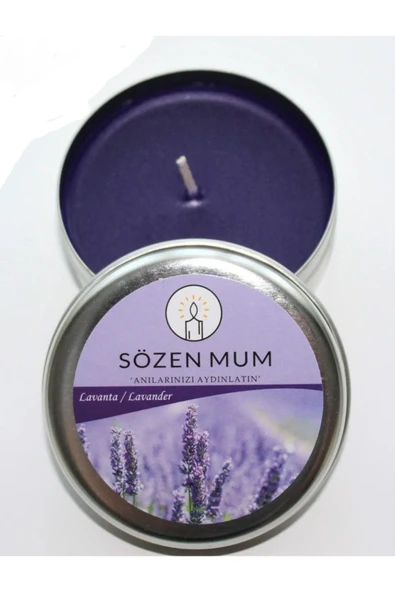 Vipfoni Hediyelik Kokulu Teneke Mum - Resim 2