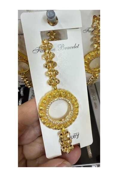 Vipfoni İçi Boş Doldurulabilen Altın Kaplama Dorika Toplu Bileklik M2 ürün görseli