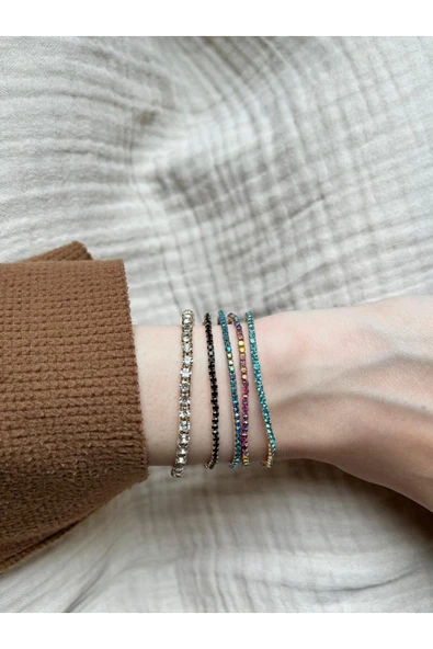 Vipfoni Kristal Taşlı Su Yolu 4 lü Bileklik - M9 ürün görseli