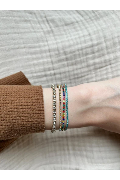 Vipfoni Kristal Taşlı Su Yolu 4 lü Bileklik - M4 ürün görseli