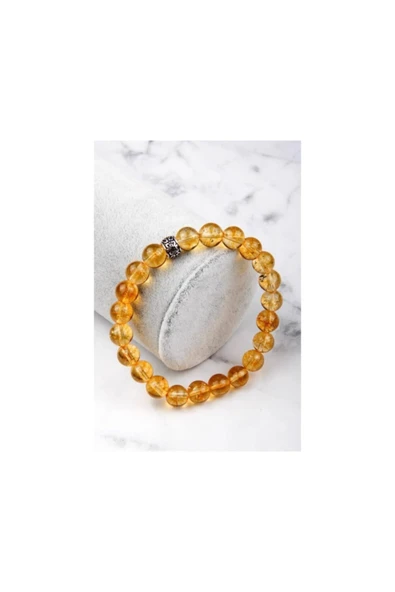 Vipfoni Sitrin Doğal Taş Bileklik ürün görseli
