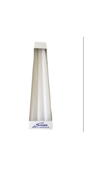 Vipfoni Şamdan Mumu 3lü Set 25 cm - Resim 2