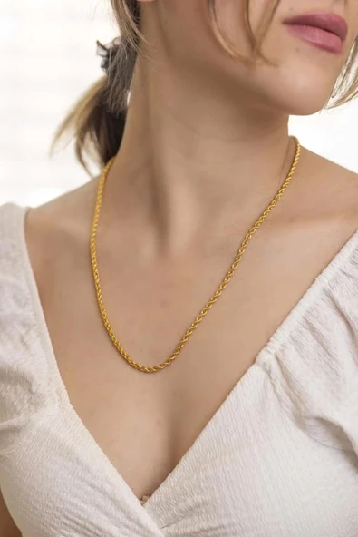 Yiğitbaşı Gold 22 Ayar Halat Kolye ürün görseli
