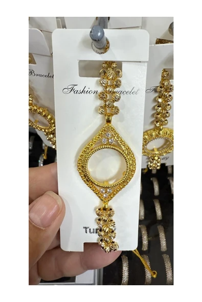 Vipfoni İçi Boş Doldurulabilen Altın Kaplama Dorika Toplu Bileklik M5 ürün görseli