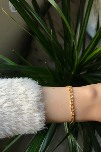 Vipfoni Ince Zincir Bileklik - Resim 2