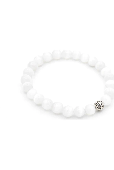 Vipfoni Selenit Taşı Doğal Taş Bileklik ürün görseli