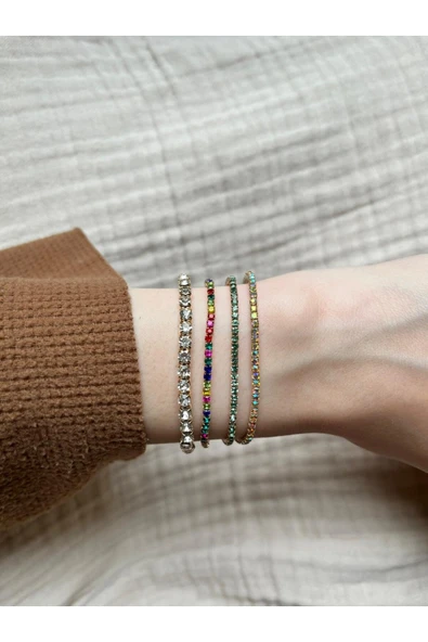 Vipfoni Kristal Taşlı Su Yolu 4 lü Bileklik - M3 ürün görseli 1