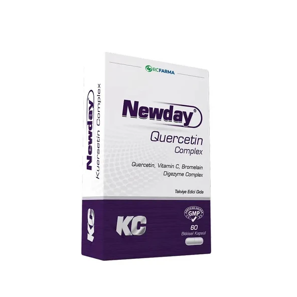 Newday Kuersetin Complex 60 Vejetaryen Kapsül ürün görseli