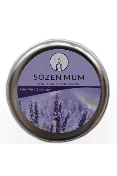 Vipfoni Hediyelik Kokulu Teneke Mum ürün görseli 1