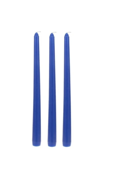 Vipfoni Şamdan Mumu 3lü Set 25 cm - 1