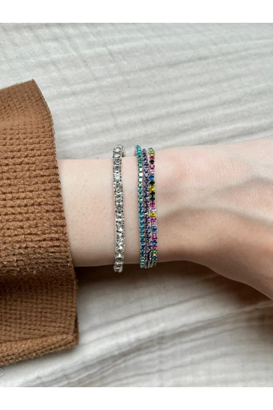 Vipfoni Kristal Taşlı Su Yolu 4 lü Bileklik - M1 ürün görseli