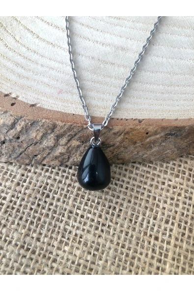 Vipfoni Oniks Doğal Taş Kolye ürün görseli 1