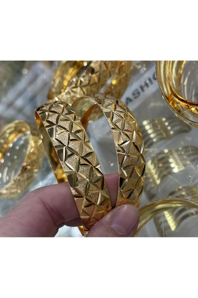 Vipfoni Altın Kaplama 2cm Cam Kırığı Bilezik 1 Adet ürün görseli