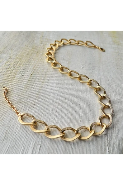 Vip-Aksesuar Kalın Halka Zincir Bileklik ürün görseli 1
