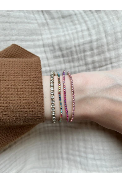 Vipfoni Kristal Taşlı Su Yolu 4 lü Bileklik - M5 ürün görseli