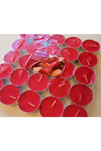 Vipfoni Meyve Kokulu Tealight Mum - Resim 3