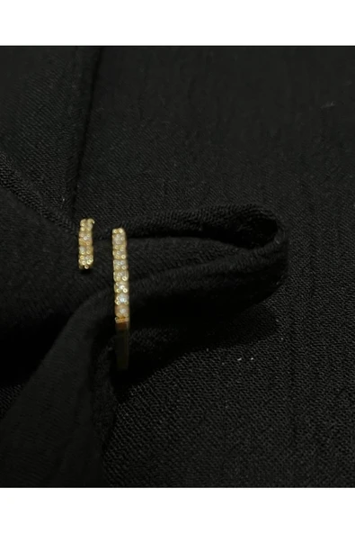 Vipfoni Zirkon Taşlı Çubuk Model Gold Kaplama Yüzük ürün görseli