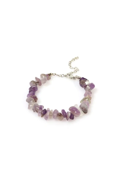 Vipfoni Ametist Taşlı Doğal Taş Bileklik ürün görseli
