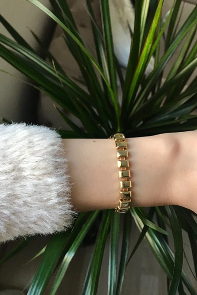 Vipfoni Baklava Desen Zincir Bileklik - Resim 2