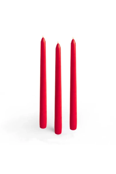 Vipfoni Şamdan Mumu 3lü Set 25 cm ürün görseli